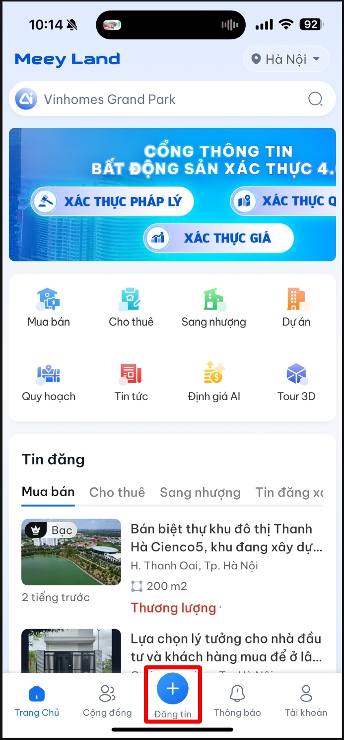 Hướng dẫn đăng tin sang nhượng miễn phí chi tiết nhất？ Chỉ 1 phút là xong!