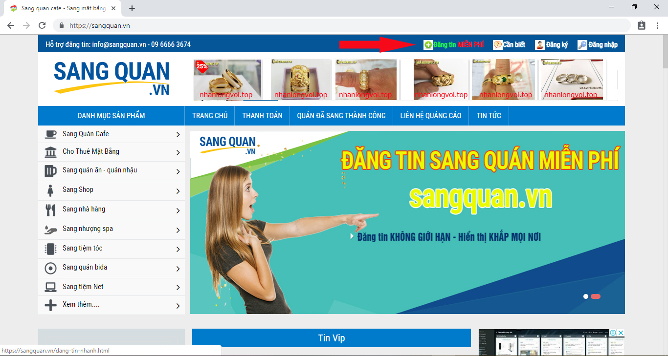 Hướng dẫn đăng tin sang nhượng miễn phí chi tiết nhất？ Chỉ 1 phút là xong!