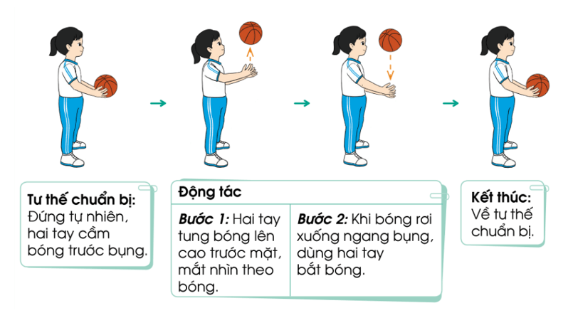 Tung bóng lên cao và bắt bóng, bạn biết sử dụng những kỹ thuật nào không？